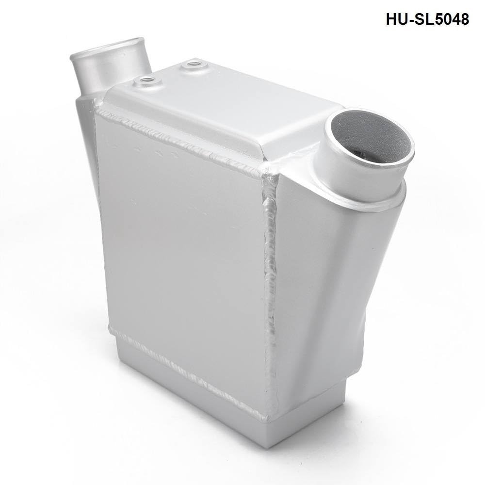 Chłodnica intercooler Intercooler do turbiny 15" X 11" X 4,5" Wlot/wylot: 2,5" WLOT WODY DO POWIETRZA MONTAŻ PRZEDNI ALUMINIOWY INTERCOOLER TURBO HU-SL5048(Polished)