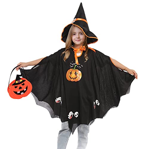 Fledermaus Kostüm Für Mädchen - Süßes Halloween Outfit Mit Cape Und Tutu