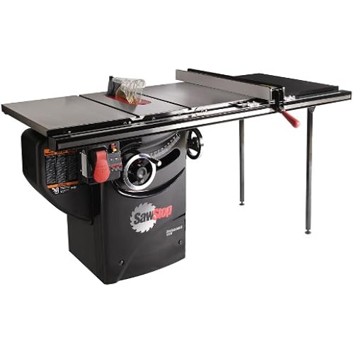 SAWSTOP 10-Inch Professional Cabinet Saw, 1.75-HP, 36-Inch Professional TGlide Fence System (PCS175-TGP236)