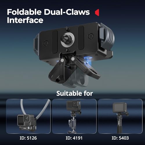Cage GoPro Hero 12/11/10/9 SmallRig 3084C avec Support Magnétique 5437 - 7