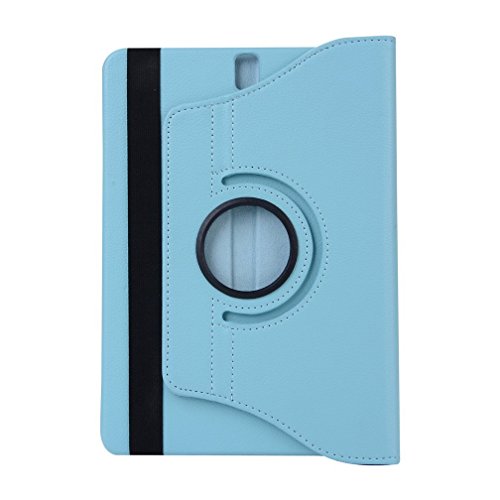 Image of for Galaxy Tab S3 9.7 inch case MOCA 360 Degree Rotating Stand PU Leather Flip Cover Case for Samsung Galaxy Tablet Tab S3 9.7 inch SM - T820 T825 Flip Cover case (Aqua Blue)