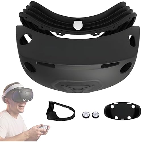 Protective Cover for PSVR2 Headset & Face Cushion Cover & Thumb Grips