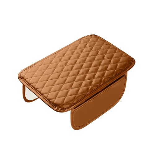 Tioollev Upgraded Car Middle Center Console Cover with 2 Storage, Universal Microfiber Leather Car Armrest Cover Cushion Universal Vehicle Middle Console Cover, Most Vehicle, SUV, Truck. (Orange) by Tioollev - Image 7