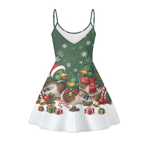 Image of Coloranimal Women's Summer Sleeveless Casual Swing Dresses with Loose Fit Beach Sundress