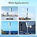 RocoReny 100W Wind Turbine, 12V Vertical Axis Wind Driven Generator with 2 Blades and Permanent Magnet Generator for Boats, Terrace, Marine, Motor Home, Chalet (100W,Blue)