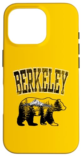 Carcasa para iPhone 16 Pro Clásico vintage de Berkeley Mountain Bear