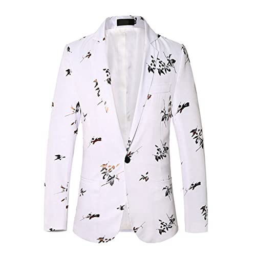 Veste de costume imprimé floral pour rompre la monotonie du costume