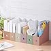 Colarr 36 Pack Cardboard Magazine Holder 12 Colors Magazine File Holder Magazine Storage Box Office Folders Organizer File Folder Bin for Home Office School Desk Supplies (Classic Colors)
