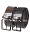 Levi's Men's Reversible Bridle Belt with Antique-Finish Buckle