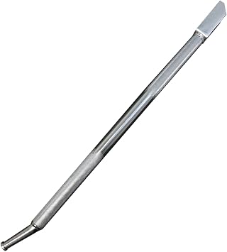 Boxer Chrome Combination Winch Bar with Rounded Head, Steel Bar Non-Slip Grip, Square End for Flatbed Trailer Winches and Chain Binders - 35