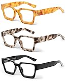 JM 3 Pack occhiali da lettura quadrati