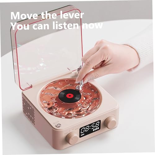 Lecteur vinyle 4 modes de lecture avec contrôle intelligent et LED