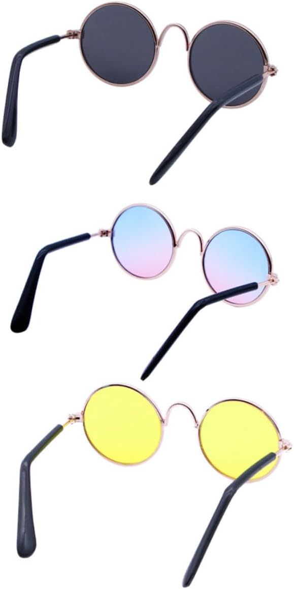 YARNOW 3pcs Dog Party Glasses Retro...