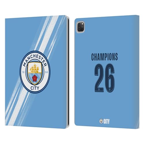Housse Man City FC Maison Kit 2026 Premium iPad Pro 12.9 en Cuir