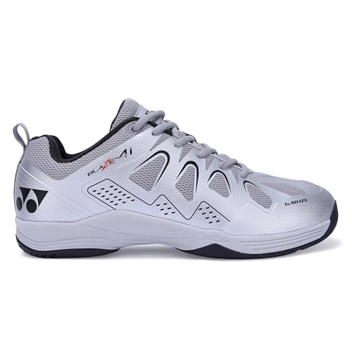 Image of YONEX Blaze 4i Badminton Shoes | Made in India | Ideal for Badminton,Squash,Table Tennis,Volleyball | Non-Marking Sole | TRU Cushion | Ergo Shape | Hexagrip