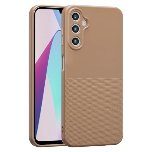 GUNPRIO Samsung Galaxy A15 �P�[�X �Ή� ���� �\�t�g TPU �ی�J�o�[ �}�C�N���t�@�C�o�[ ���n�t�� ����~�� �ϏՌ� �����h�~ �~�j�}���X�g �X���� �f�U�C�� �u���E��