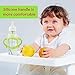 RTMOK Bottle Handles for Dr. Brown's Narrow Baby, Wide-Neck, Removable Easy-Grip Transitional Sippy Cup Handles, 100% Silicone-BPA-Free Material, 4m+ (Blue+Green+Yellow)