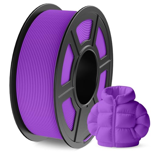 Image of JAYO Matte PLA 3D Printer Filament 1.75mm Purple, Matte Surface Conceals Layer Lines Filament, 1.1kg (2.42 lbs) Spool, Accuracy + /- 0.02 mm, Fit Most FDM Printers