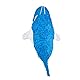 Boland 30919 - Pinata Hai, Blau-Weiß, Größe 27 x 60 cm, aus Pappmaché, Kindergeburtstag, Dekoration, Mottoparty, Themenparty