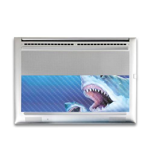 Image of Carbon Fiber Gaming Skin Compatible with HP Envy x360 16 inch (2023) - Great Whites - Premium 3M Vinyl Protective Wrap Decal Cover - Easy to Apply | Crafted in The USA by MightySkins