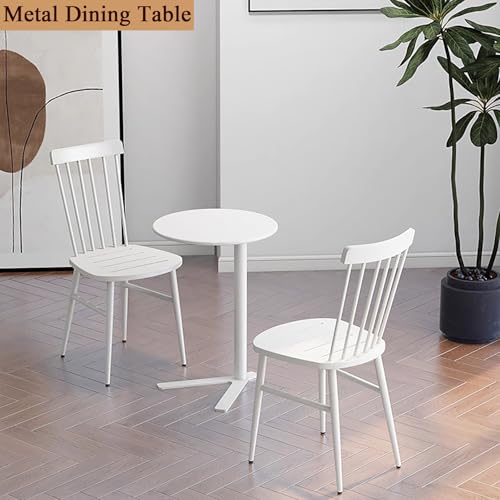 Elegante mesa de centro para sala de estar con acabados de metal blanco 5