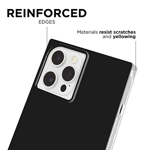Coque rectangulaire iPhone 12 Pro Max Case-Mate BLOX antichoc fine noire