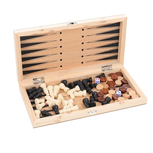 Jeu d'échecs pliable en bois Toyvian : échiquier stable robuste