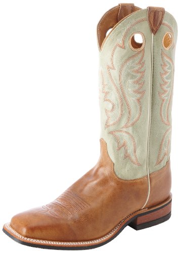 Justin Boots Men's Bent Rail Rubber Sole, Tan Arizona Cowhide, 10.5 D US