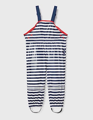 Playshoes Matschhose Regenlatzhose Ungefüttert Unisex Kinder Wind- und wasserdichte Regenhose Regenbekleidung, Maritim, 104 – Ansicht 5