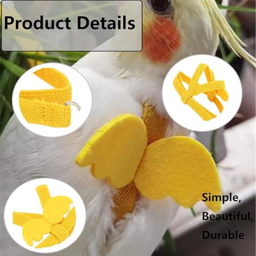 Haustier Papagei Vogel Geschirr und Leine,Papageien Vogelgeschirr,Vogel Geschirr Leine,Fluggeschirr Verstellbares,Verstellbares Geschirr für Papageien für den Außenbereich Geeignet für Papageien