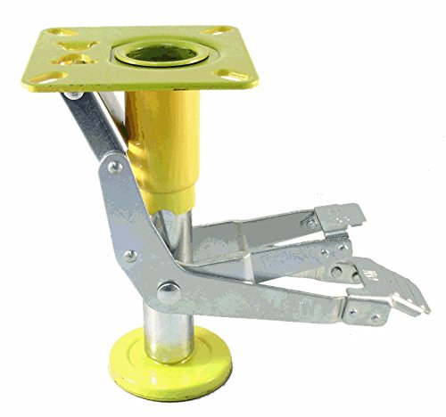 6" Ergonomic Automotive Floor Locks, 7-1/4" Clearance for Leveling (6AERFL)