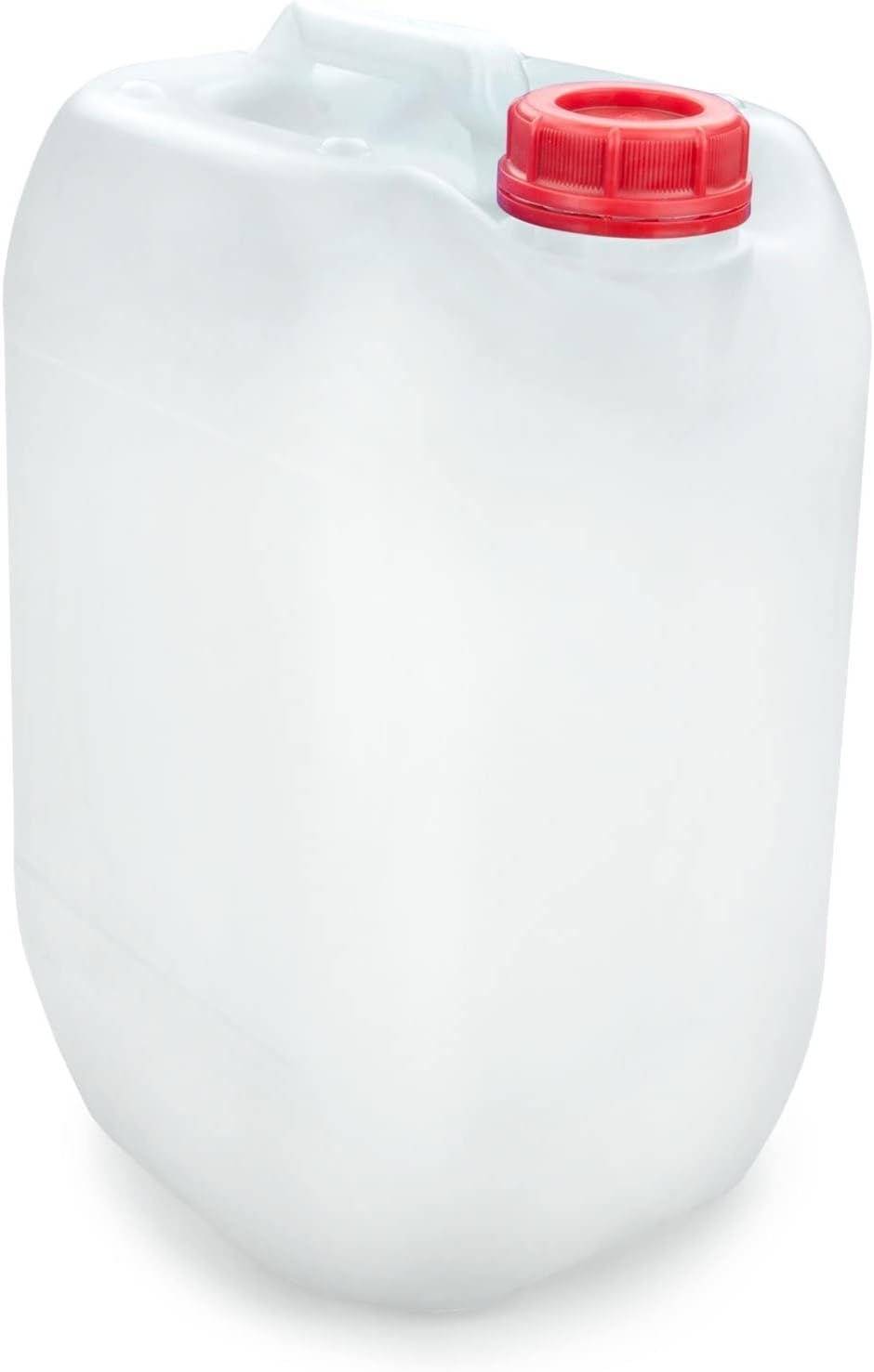 Hasanat Essentials Multipurpose Plastic Jerry Can Perfect for Transporting Water Fuel Lubricants Outdoor Camping Hiking 10 Litre HDPE White (20 LITRE)