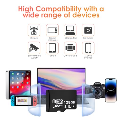 Ombar 128Gb Class 10, U3 Micro Sd Card For Dash Cam thumb #2