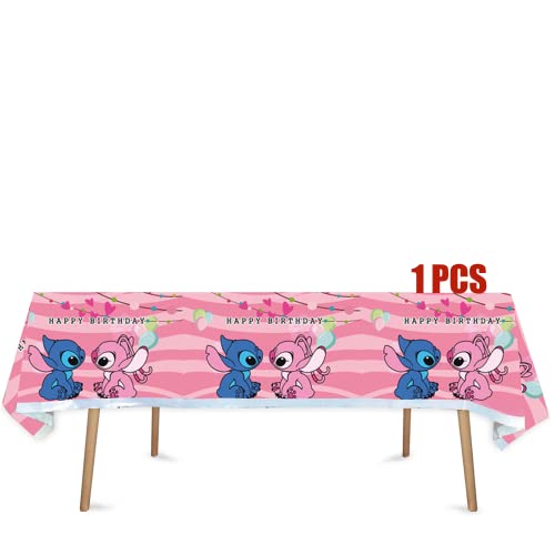 Lilo and Stitch Table Cover Party Supplies Decorations Baby Kid Shower Birthday Party Lilo and Stitch Tablecloth 70 x 42 1PCS