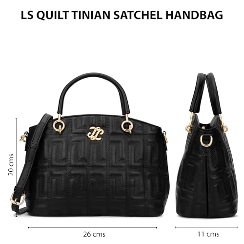 Image of Lavie Signature Women's Quilt Tinian Satchel Handbag | Satchel Bag For Work | Ladies Purse | Stylish Shoulder Bag | Gift For Women