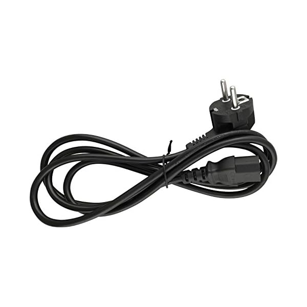 Naths Hardware® | Kaltgerätekabel 1,8m | Kaltgerätestecker auf Schutzkontakt gewinkelt | PC Netzkabel 3 Polig | Netzteil Kabel C13 für Computer Monitor Bildschirm Beamer | Stromkabel PC Kaltgeräte – Bild 6