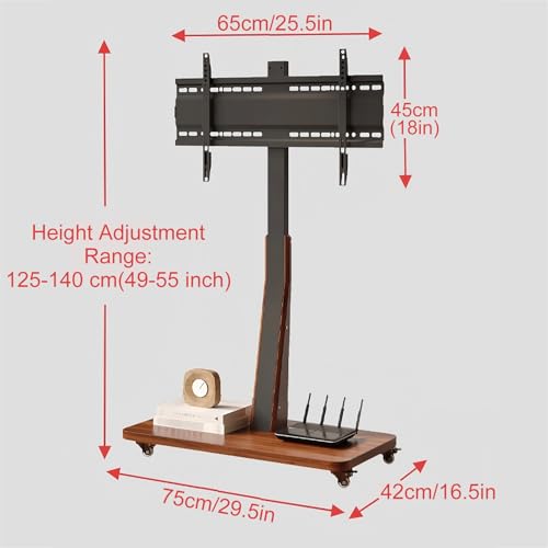 Soporte móvil para TV de 32-75 pulgadas con ruedas miniatura 2