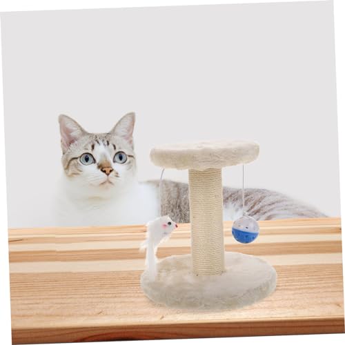 Rascador para gatos interior diseño creativo fácil de instalar miniatura 6