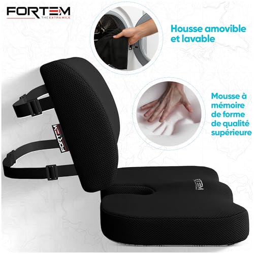 Fatigue assise prolongee solution avec coussin ergonomique mousse memoire