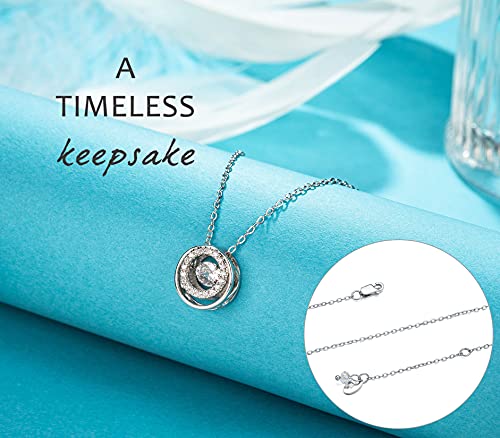 AnotherKiss Happy 13th Birthday Gifts for Girls, Sterling Silver Necklace Presents for 13 Year Old Girls, New Teen, Friendship CZ Jewellery, Bat Mitzvah Gift Ideas for Her - Image 3