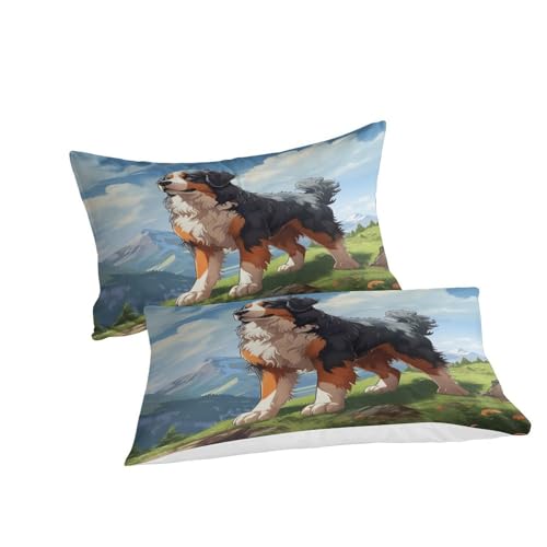 Parure de lit 3 pièces housse de couette fermeture éclair lit King Size - 5