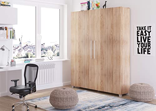 Schrankbett FurnitureByJDM Vertikal Wandklappbett Bettschrank