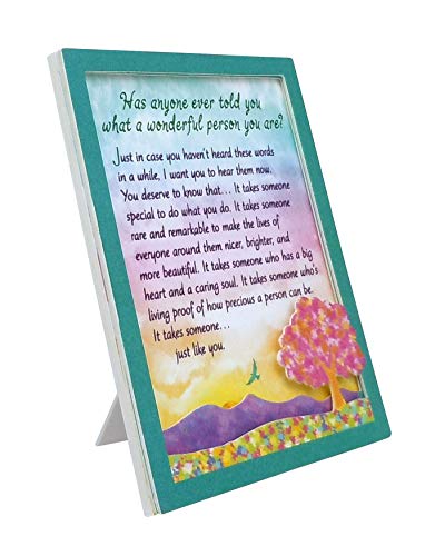 Blue Mountain Arts Appreciation Magnet With Easel Back—Holiday, Birthday, Thank-You, Or Just Because Gift, 4.9 X 3.6 Inches (Has Anyone Ever Told You What A Wonderful Person You Are?) #TOP3