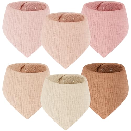 Yukkidds Lätzchen Baby Dreieckstuch 100% Baumwolle Musselin...