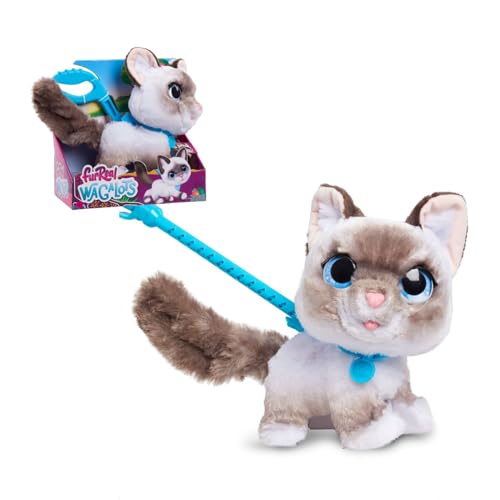Just Play Peluche Interactive Chaton Marcheur FurReal, Chaton Marcheur en Peluche de 20 cm de Haut avec Effets sonores, Peluches, Jouets pour Enfants de 4 Ans...