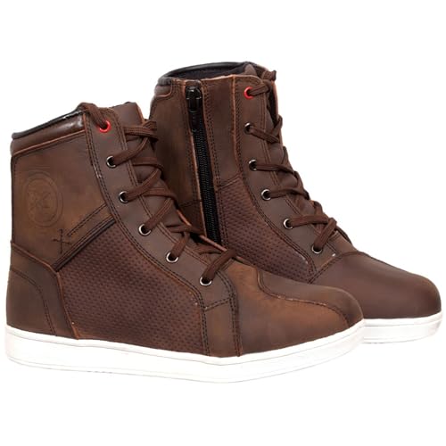 Bottes de moto imperméables homme contre la pluie chaussures EN 13634