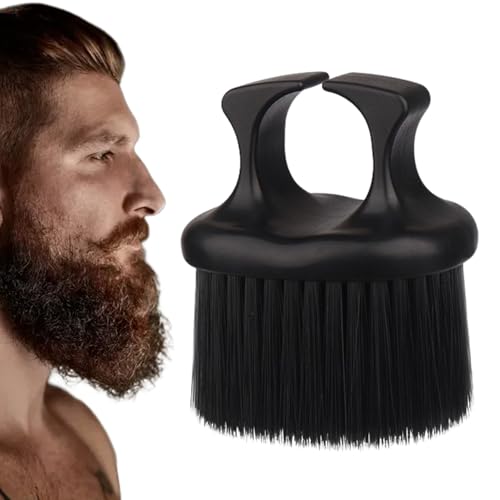 Bristle Beard Brush   Cepillo De Articulaciones Para Barberos | Peines Bigote Con De Dedo Regular Barba Adecuado Para Aseo Barba, Uso De Salón, A