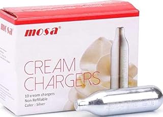 Mosa MOSAN850 kartridże Chantilly, srebrne, 50 x 8 g