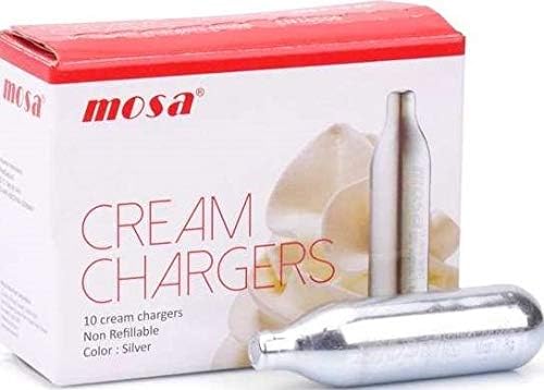 Mosa MOSAN850 kartridże Chantilly, srebrne, 50 x 8 g