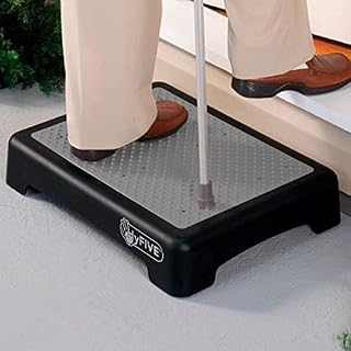 Hyfive Anti Slip Outdoor Half Step Elderly Disability Door Walking Outdoor Step Platform, Door Walking Stool for Outdoor